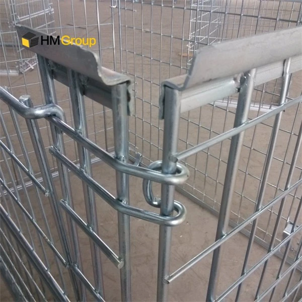 Warehouse Stackable Wire Mesh Pallet Cage